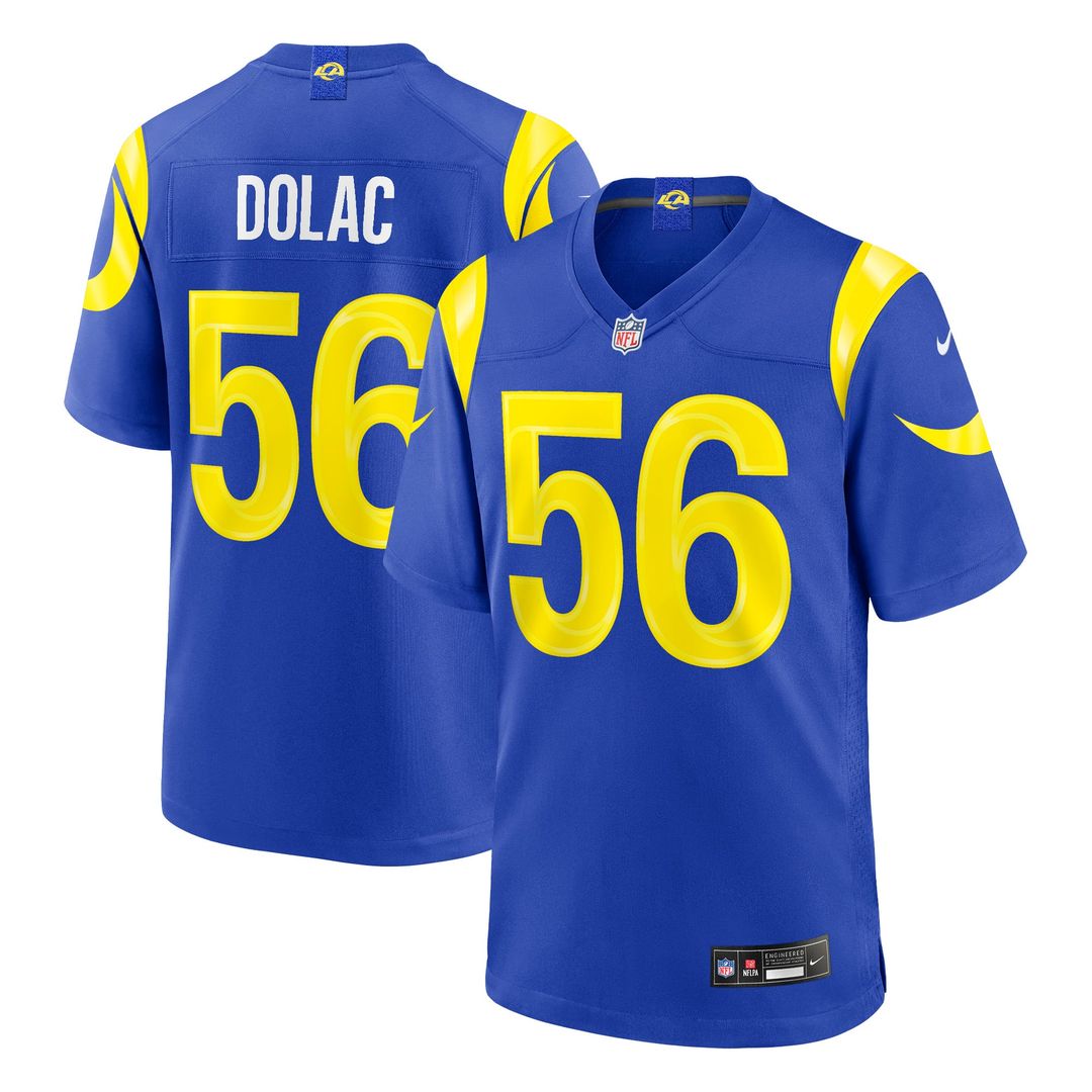 Shaun Dolac Los Angeles Rams Nike Royal Team Game Jersey