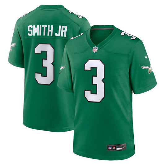 Nolan Smith Philadelphia Eagles Nike Kelly Green Alternate Game Jersey