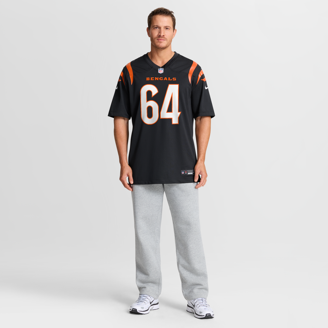 Ted Karras Cincinnati Bengals Nike Black Game Player Jersey