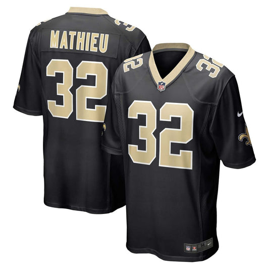 Tyrann Mathieu New Orleans Saints Nike Black Game Jersey