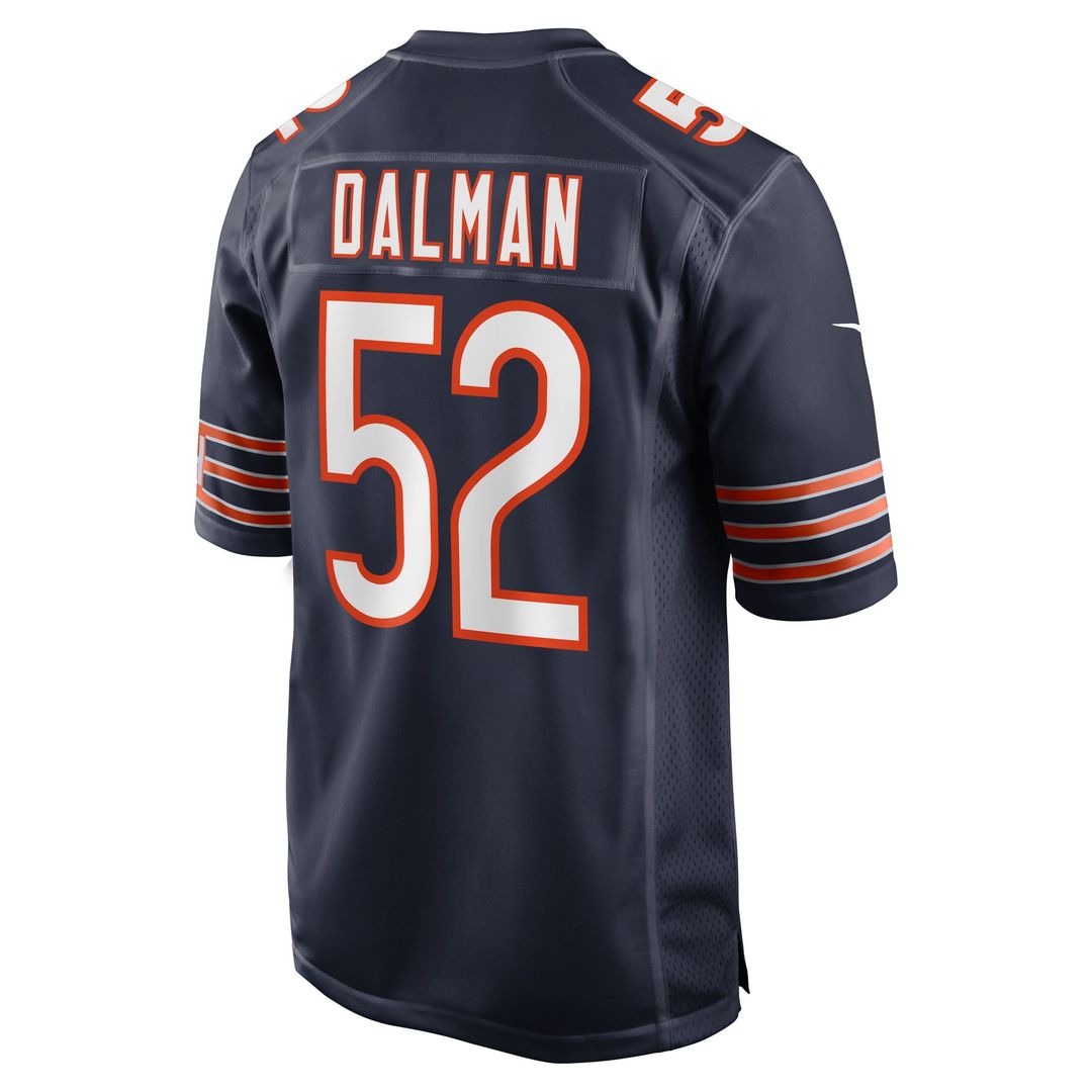 Drew Dalman Chicago Bears Nike Navy Team Game Jersey