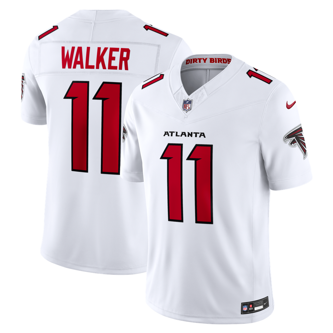 Jalon Walker Atlanta Falcons Nike White Vapor F.U.S.E. Stitched Limited Jersey