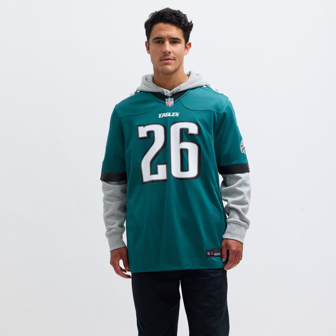 Saquon Barkley Philadelphia Eagles Nike Midnight Green Game Player Jersey
