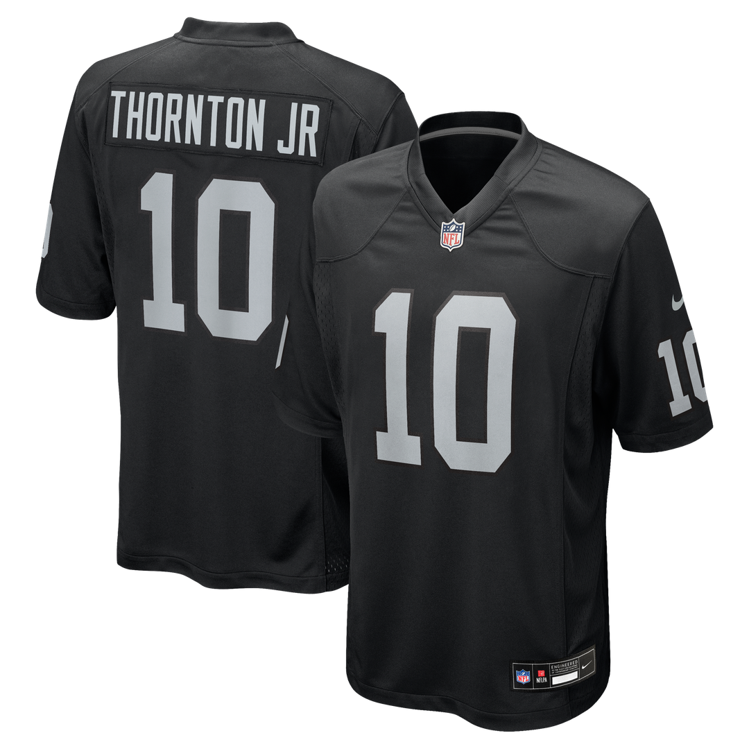 Dont'e Thornton Jr. Las Vegas Raiders Nike Black Team Game Jersey