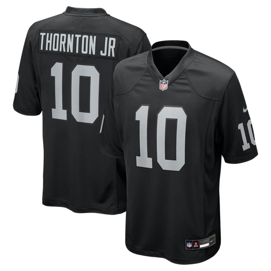 Dont'e Thornton Jr. Las Vegas Raiders Nike Black Team Game Jersey