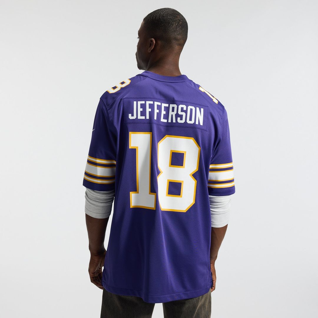 Justin Jefferson Minnesota Vikings Nike Purple Classic Player Game Jersey