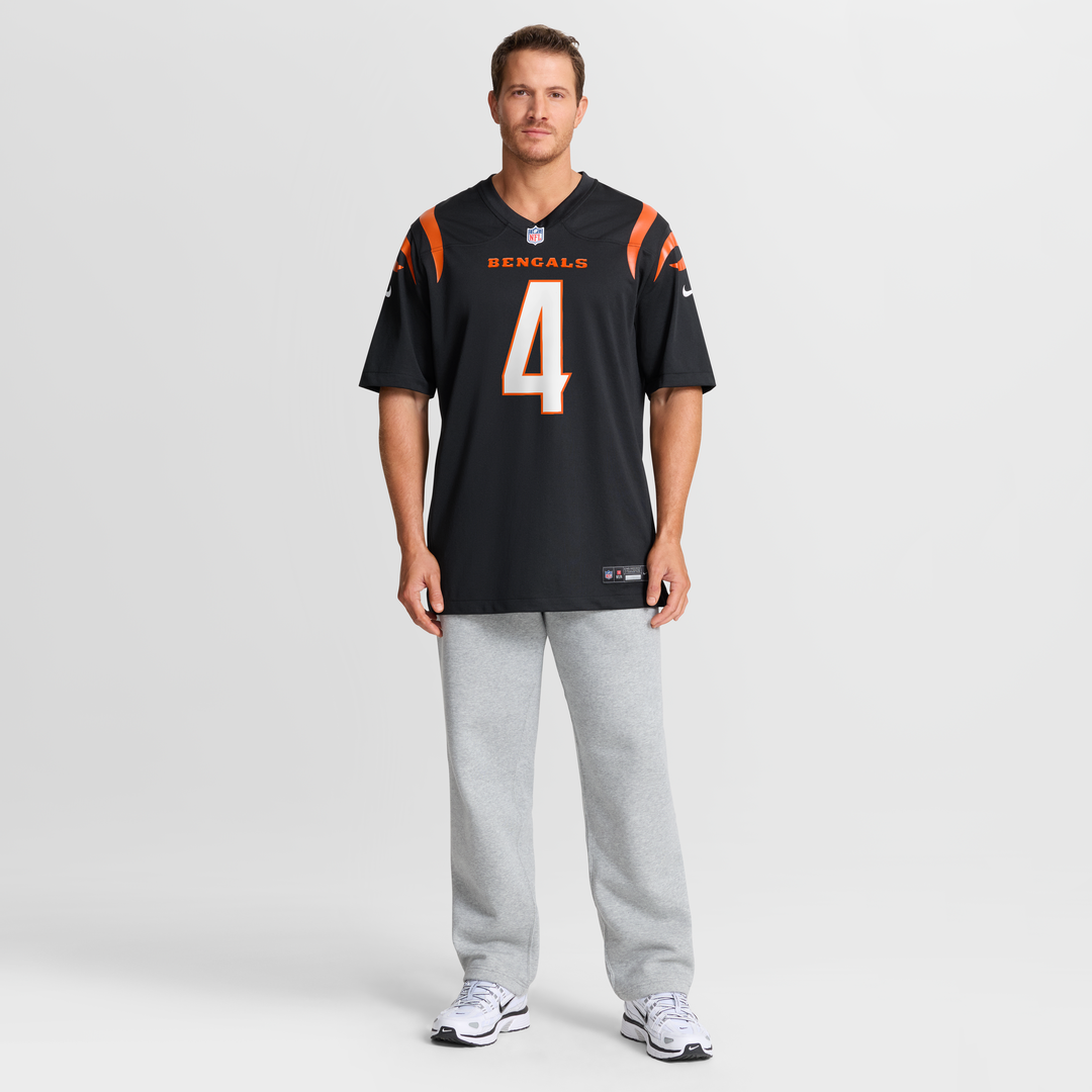 Sean Clifford Cincinnati Bengals Nike Black Team Game Jersey