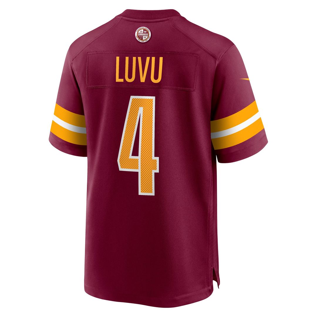 Frankie Luvu Washington Commanders Nike Burgundy Game Jersey