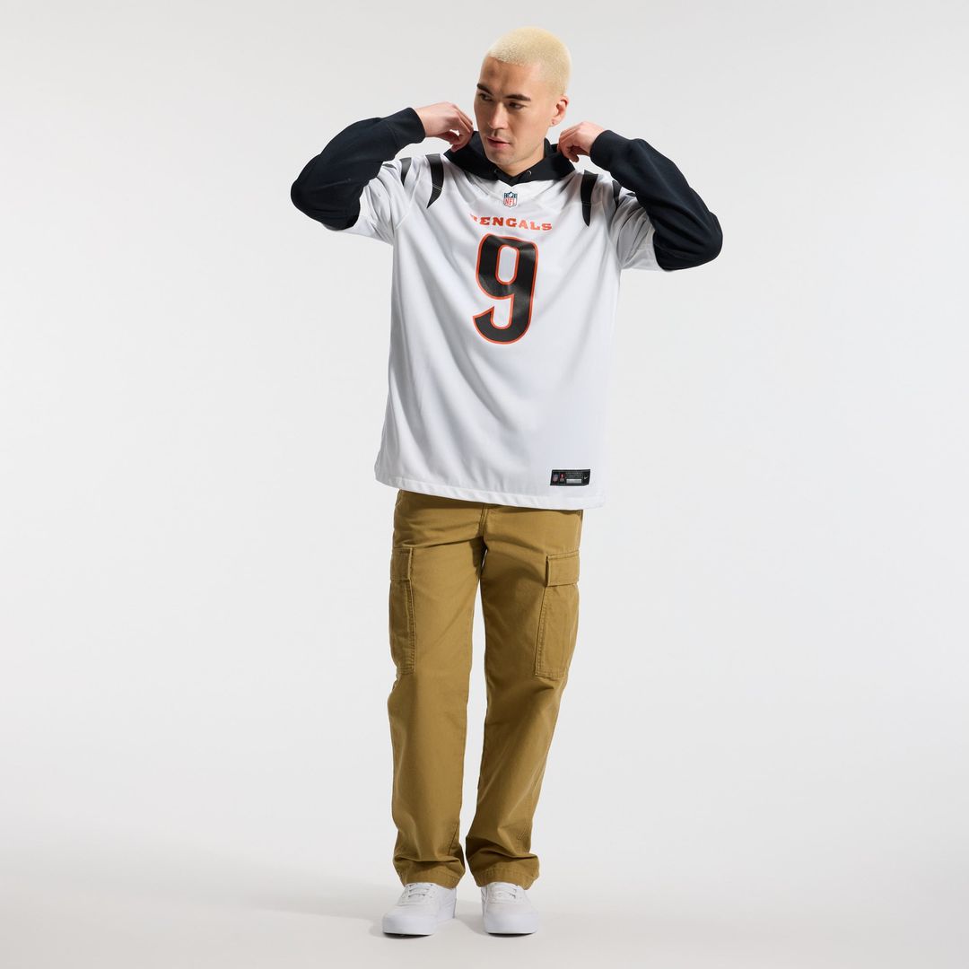 Joe Burrow Cincinnati Bengals Nike White Game Jersey