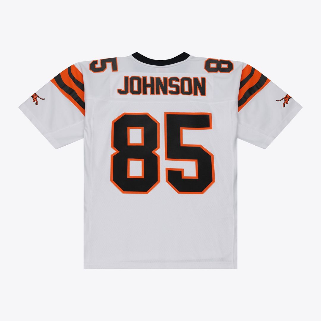 Chad Johnson Cincinnati Bengals Mitchell & Ness White 2001 Legacy Replica Player Jersey