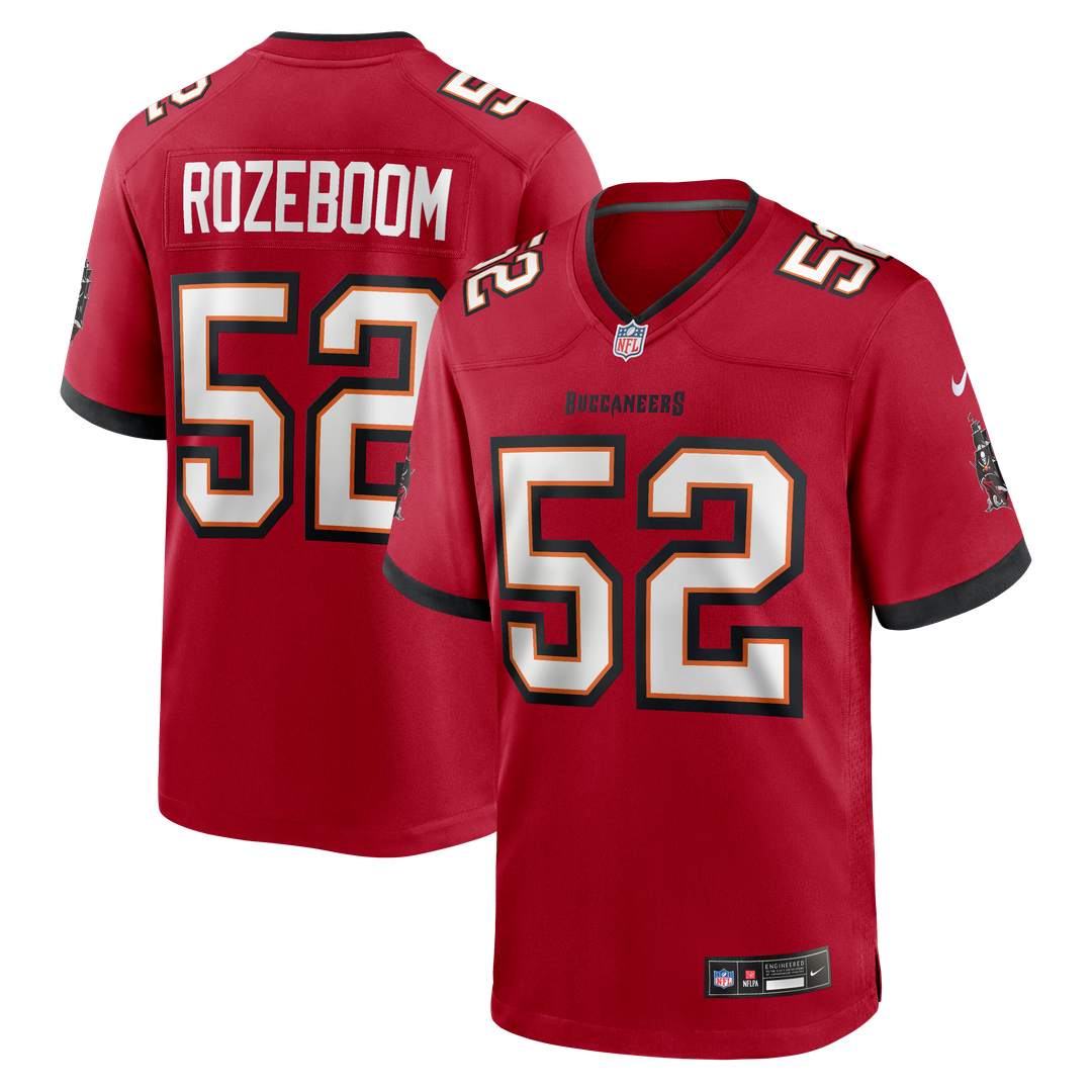 Christian Rozeboom Tampa Bay Buccaneers Nike Red Team Game Jersey