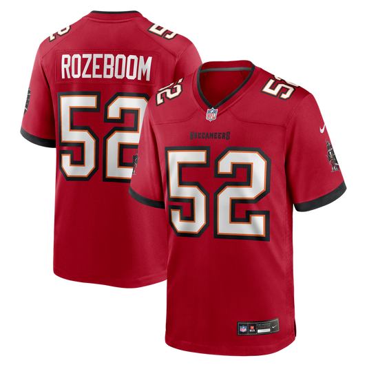 Christian Rozeboom Tampa Bay Buccaneers Nike Red Team Game Jersey