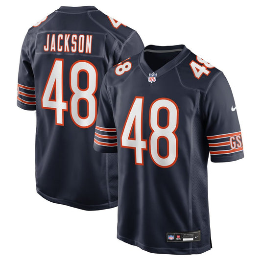 D'Marco Jackson Chicago Bears Nike Navy Team Game Jersey