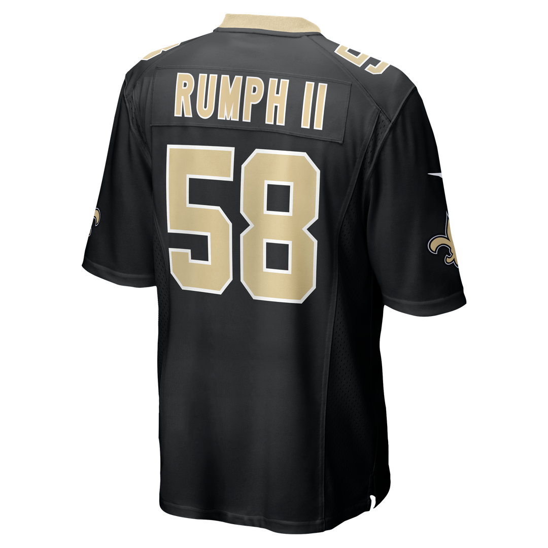 Chris Rumph II New Orleans Saints Nike Black Team Game Jersey
