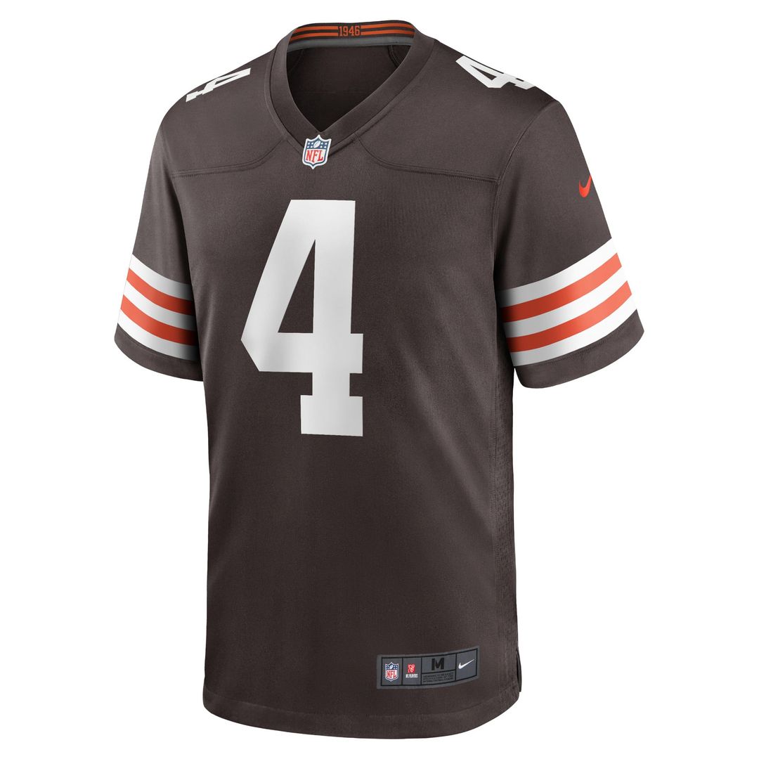 Deshaun Watson Cleveland Browns Nike Brown Game Jersey