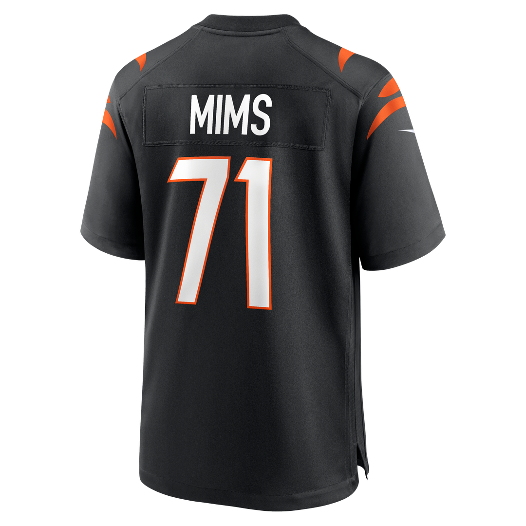 Amarius Mims Cincinnati Bengals Nike Black Player Game Jersey