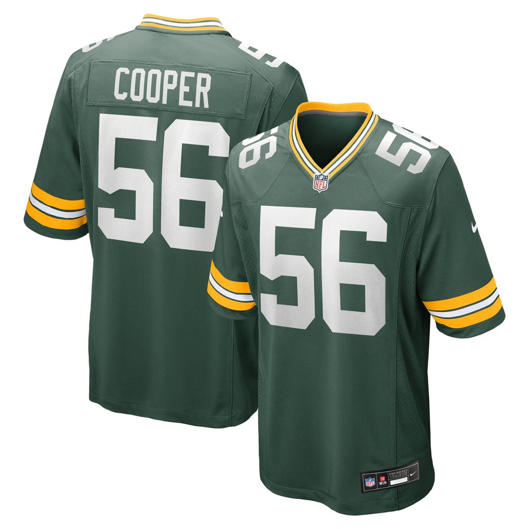 Edgerrin Cooper Green Bay Packers Nike Green Game Jersey