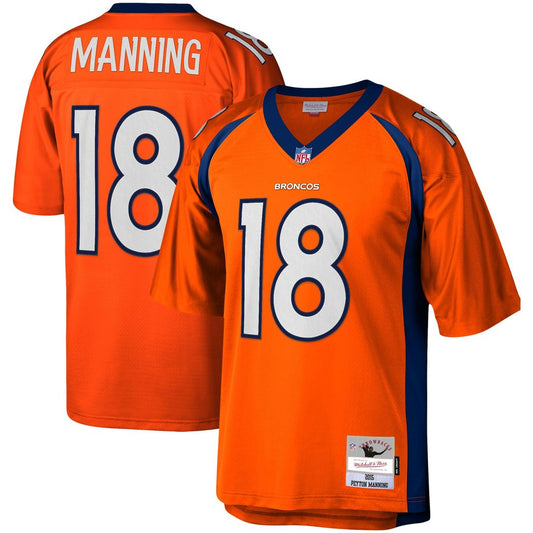 Peyton Manning Denver Broncos Mitchell & Ness Orange Legacy Replica Jersey