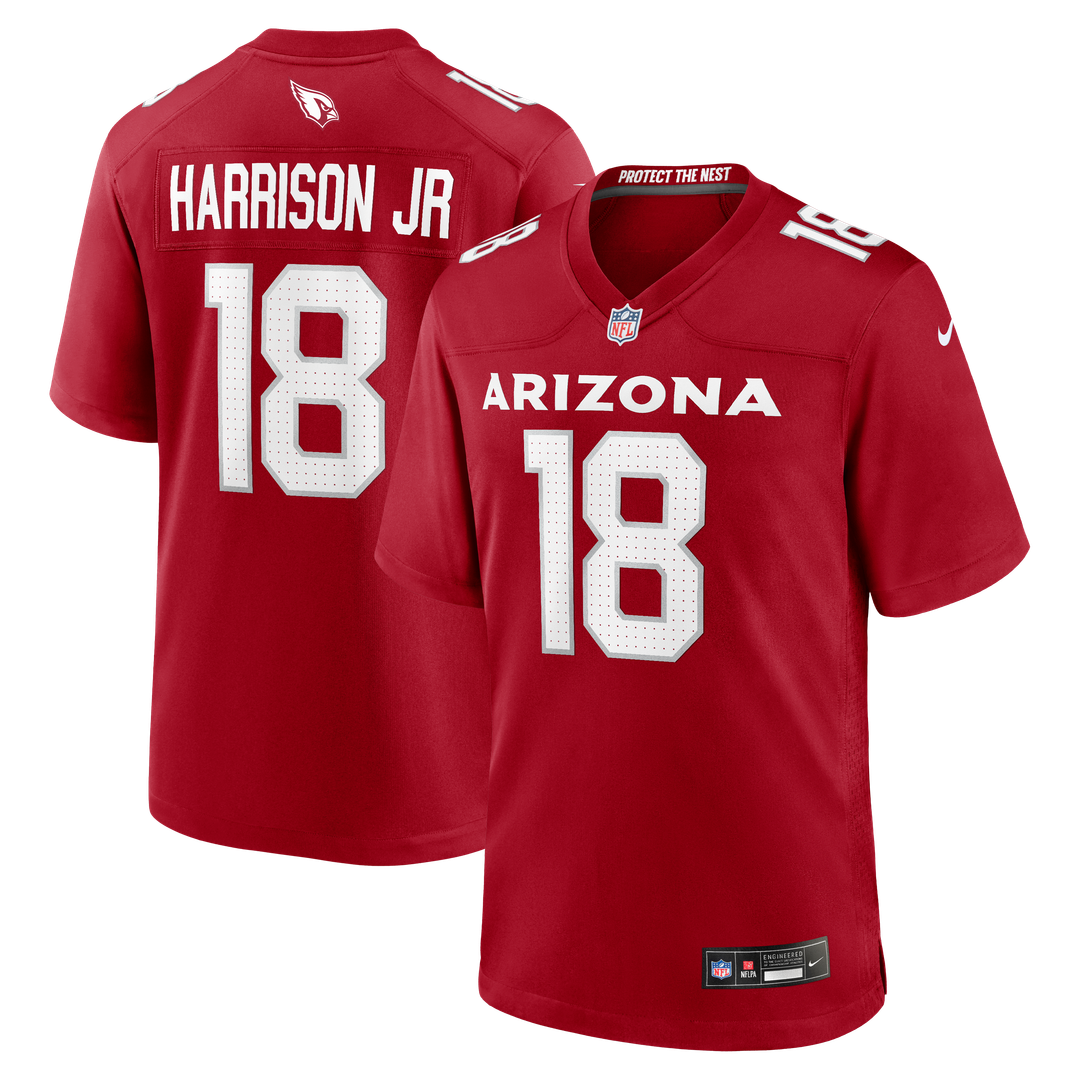 Marvin Harrison Jr. Arizona Cardinals Nike Cardinal Player Game Jersey
