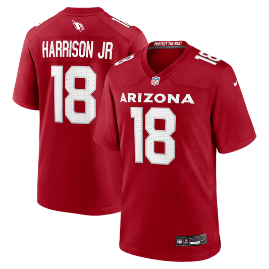 Marvin Harrison Jr. Arizona Cardinals Nike Cardinal Player Game Jersey
