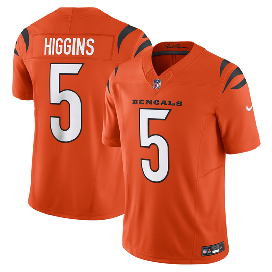 Tee Higgins Cincinnati Bengals Nike Orange Vapor F.U.S.E. Limited Jersey