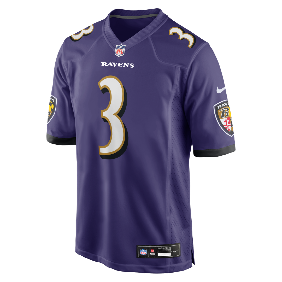 Chidobe Awuzie Baltimore Ravens Nike Purple Team Game Jersey