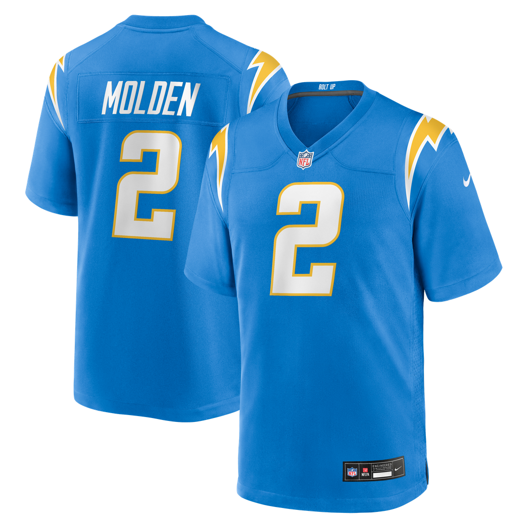 Elijah Molden Los Angeles Chargers Nike Powder Blue Team Game Jersey