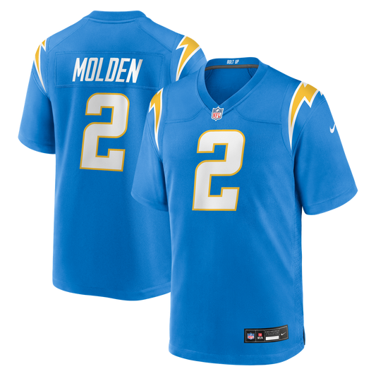 Elijah Molden Los Angeles Chargers Nike Powder Blue Team Game Jersey
