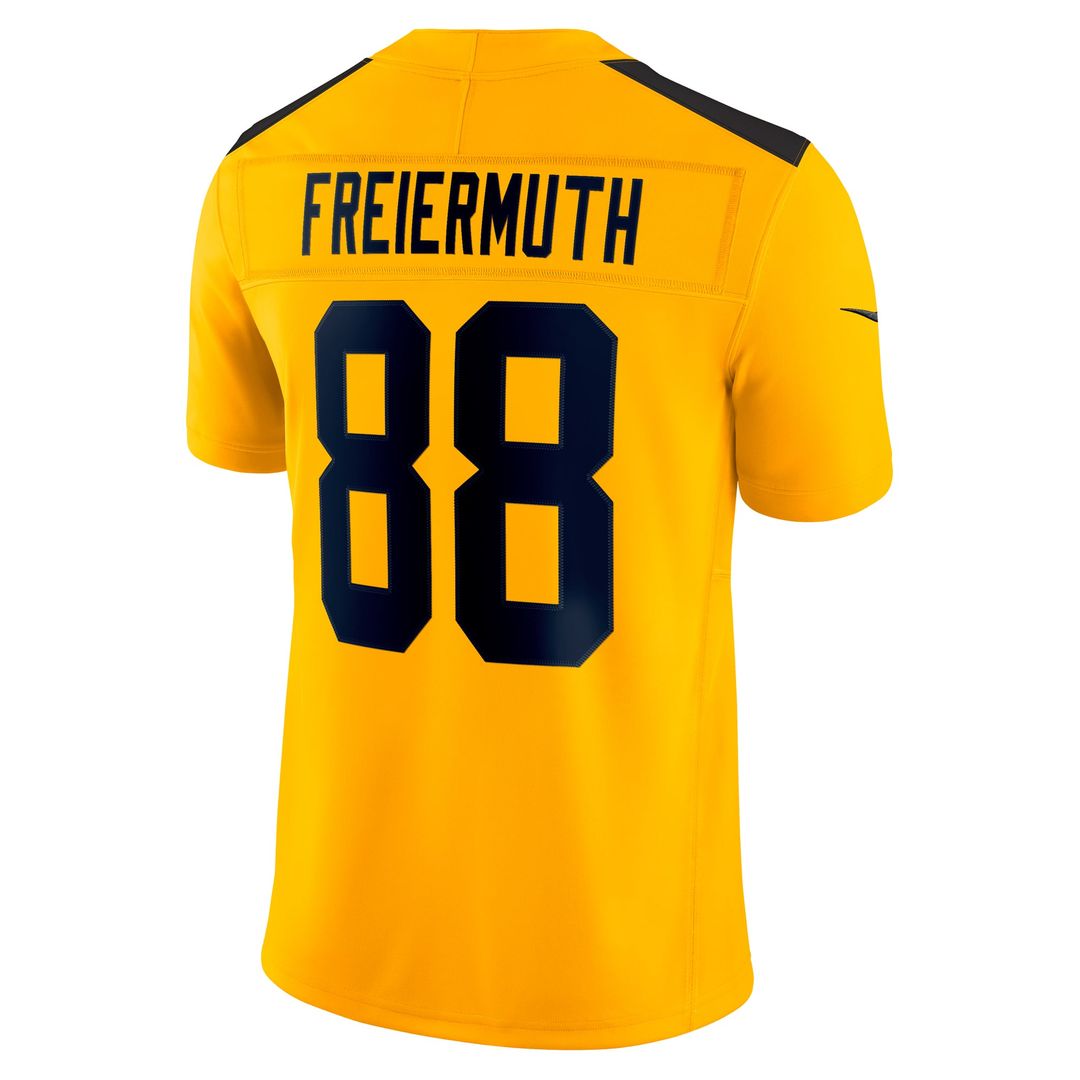 Pat Freiermuth Pittsburgh Steelers Nike Gold Alternate Vapor F.U.S.E. Limited Jersey