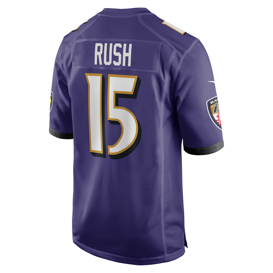 Cooper Rush Baltimore Ravens Nike Purple Team Game Jersey