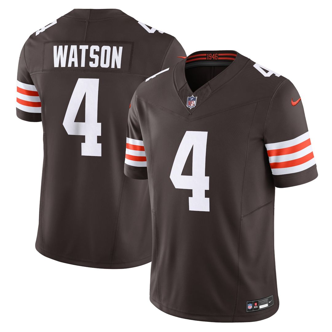 Deshaun Watson Cleveland Browns Nike White Vapor F.U.S.E. Limited Jersey