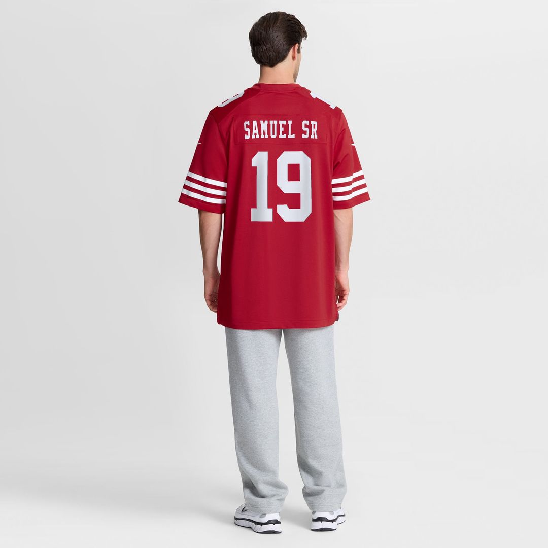 Deebo Samuel Sr San Francisco 49ers Nike Scarlet Team Game Jersey