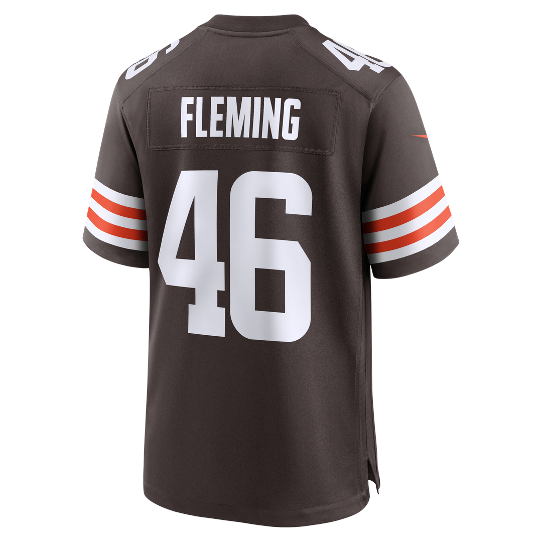 Don Fleming Cleveland Browns Nike Brown Retired Player Jersey