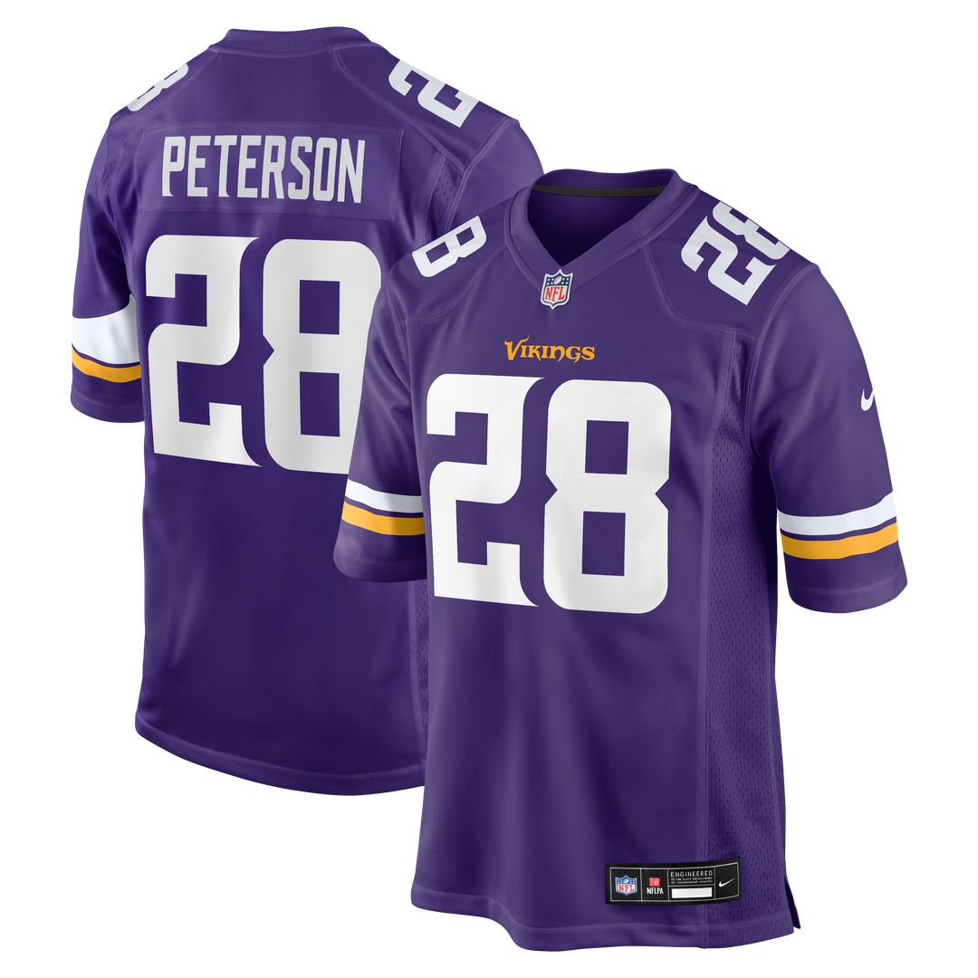Adrian Peterson Minnesota Vikings Nike Purple Team Retired Game Jersey