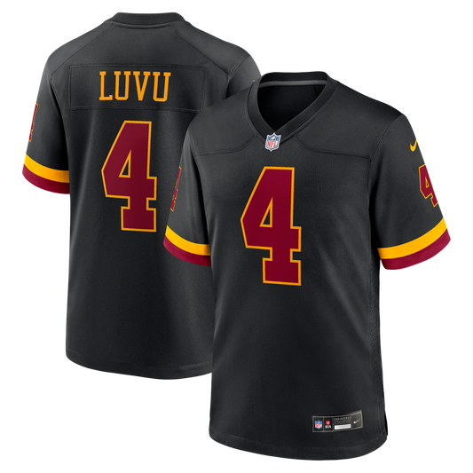 Frankie Luvu Washington Commanders Nike Black Hail Raiser Alternate Game Jersey