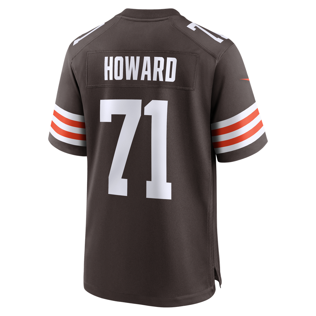 Tytus Howard Cleveland Browns Nike Brown Team Game Jersey