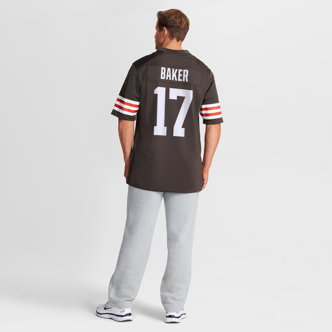 Jerome Baker Cleveland Browns Nike Brown Team Game Jersey