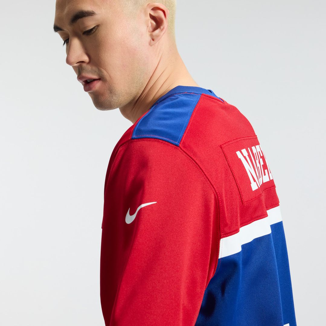 Malik Nabers New York Giants Nike Century Red Alternate Game Jersey