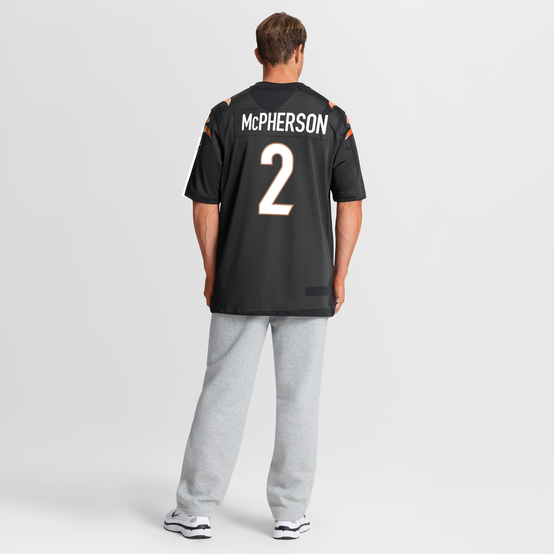 Evan McPherson Cincinnati Bengals Nike Black Game Jersey