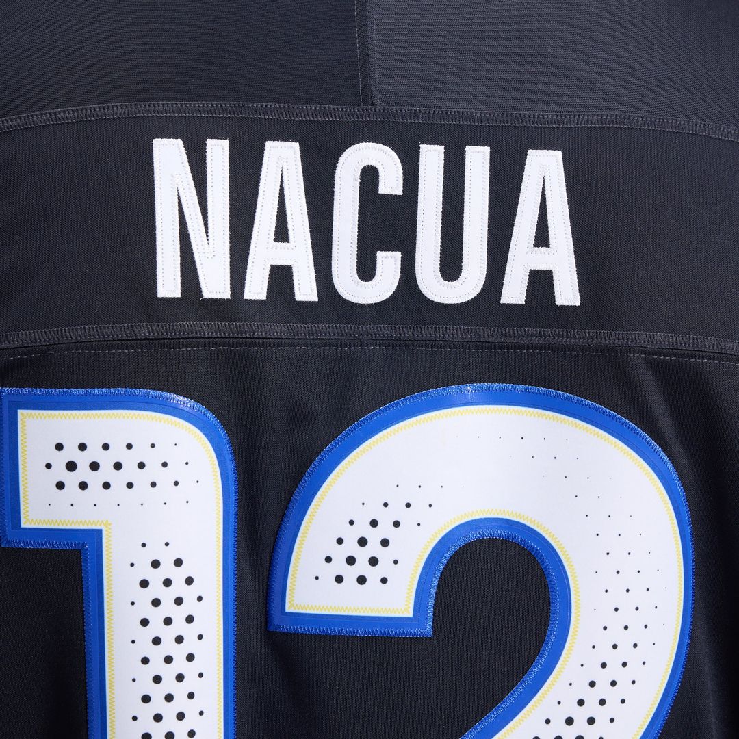 Puka Nacua Los Angeles Rams Nike Dark Blue Rivalries Collection Stitched Limited Jersey
