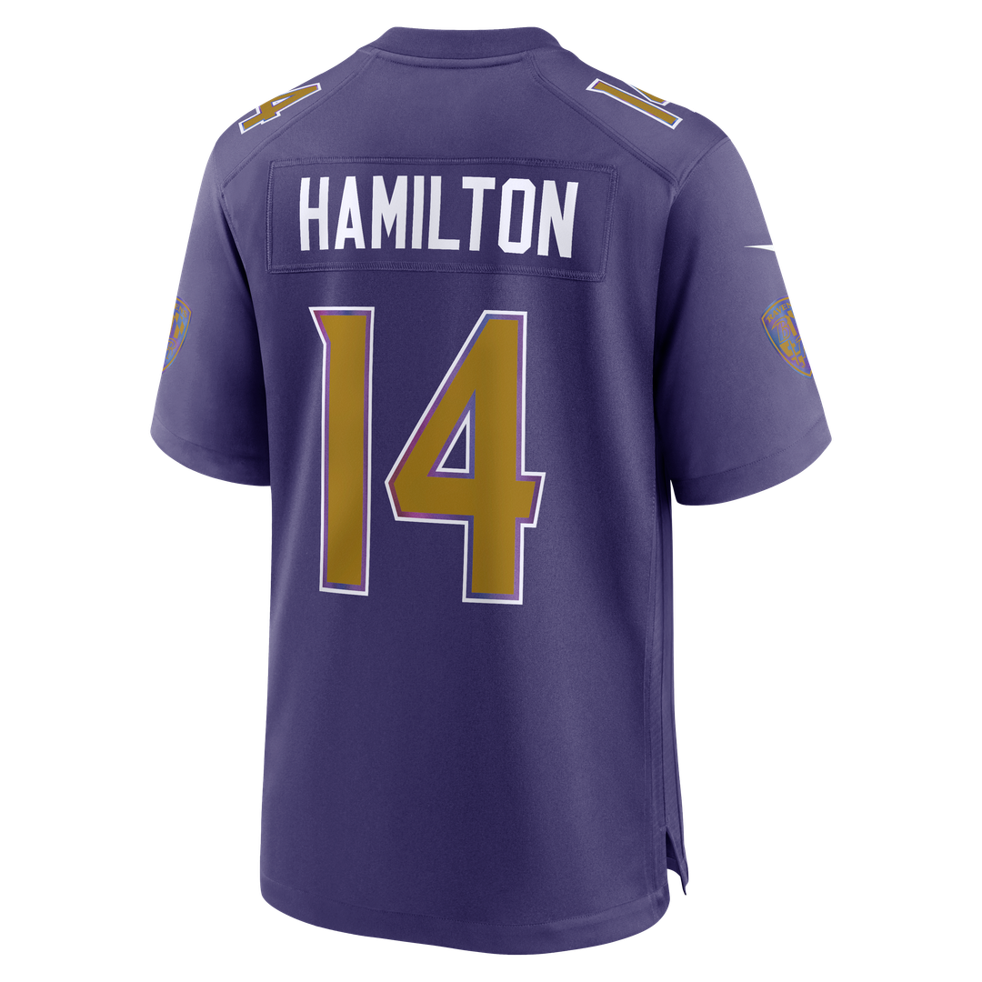 Kyle Hamilton Baltimore Ravens Nike Purple Alternate Game Jersey