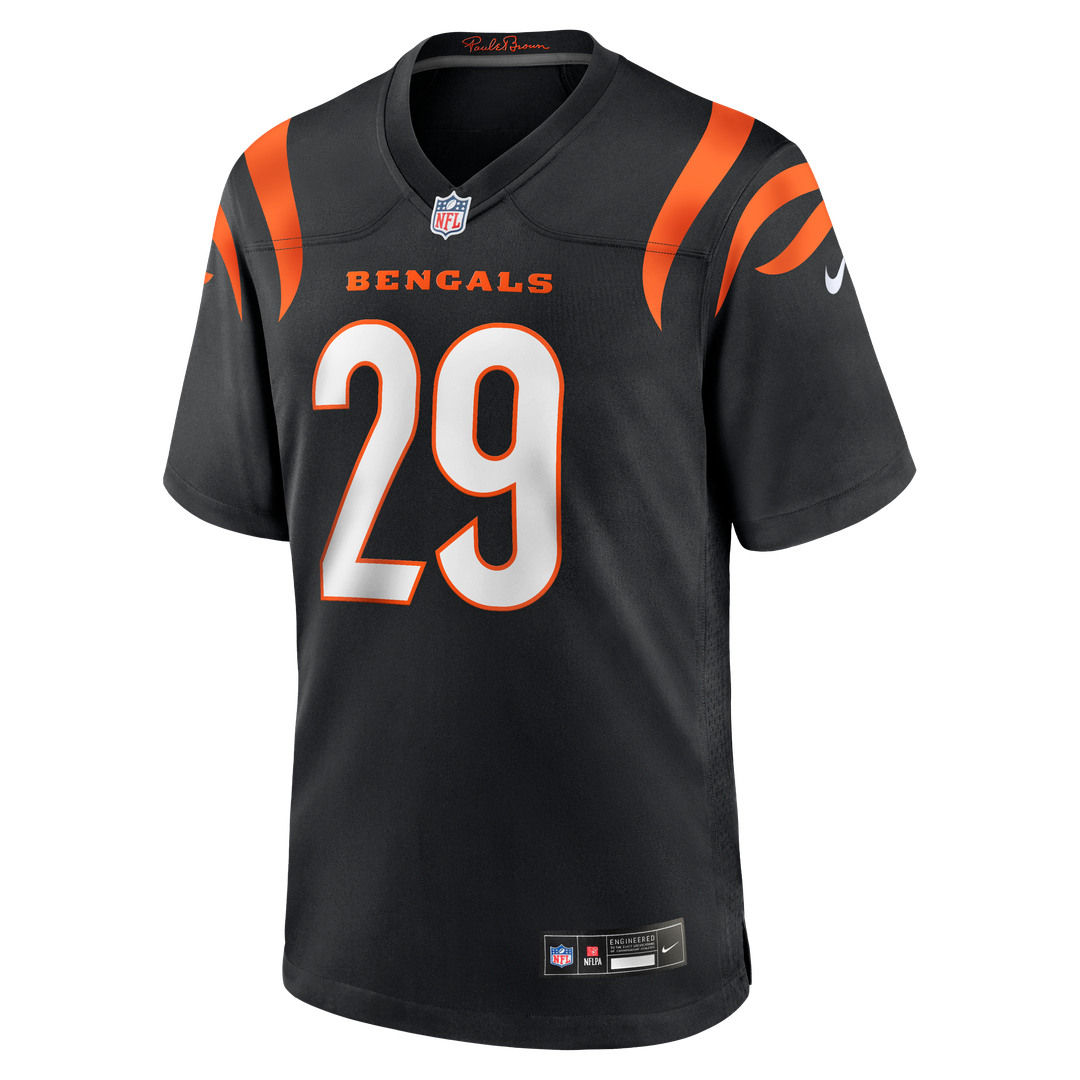 Kyle Dugger Cincinnati Bengals Nike Black Team Game Jersey