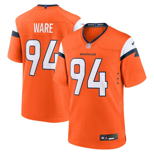 DeMarcus Ware Denver Broncos Nike Orange Team Retired Game Jersey