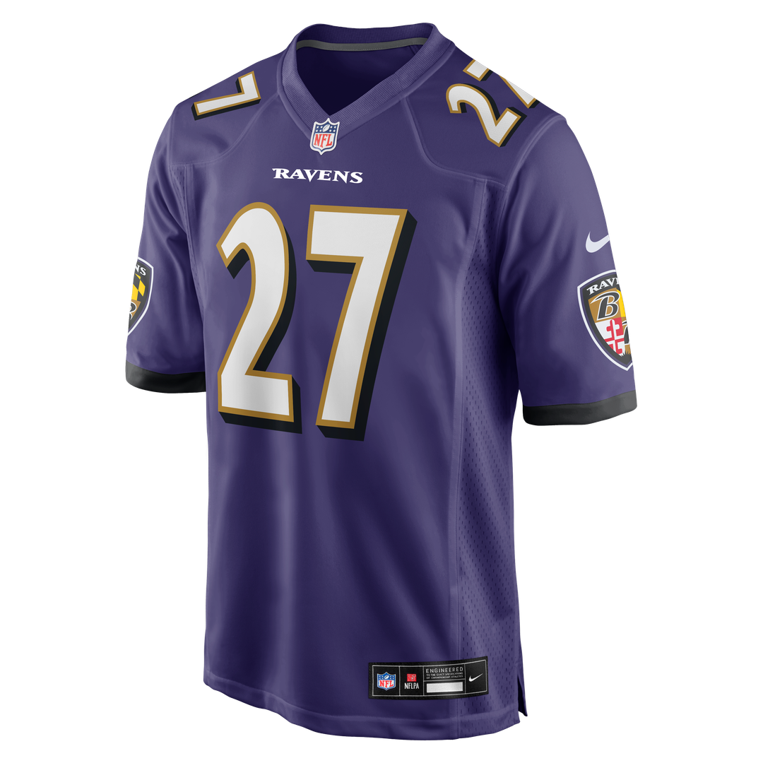 T.J. Tampa Baltimore Ravens Nike Purple Team Game Jersey