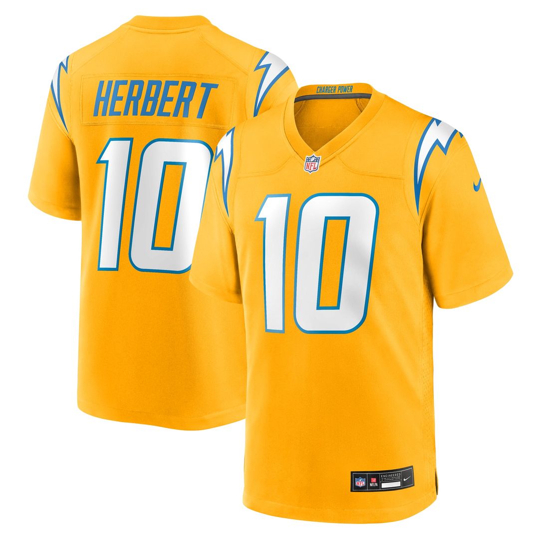 Justin Herbert Los Angeles Chargers Nike Navy Alternate Super Chargers Game Player Jersey