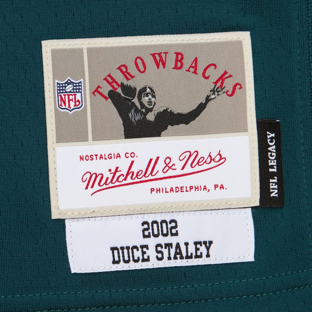 Duce Staley Philadelphia Eagles Mitchell & Ness Midnight Green 2002 Legacy Replica Jersey