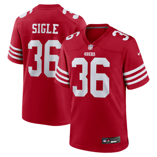 Marques Sigle San Francisco 49ers Nike Scarlet Team Game Jersey