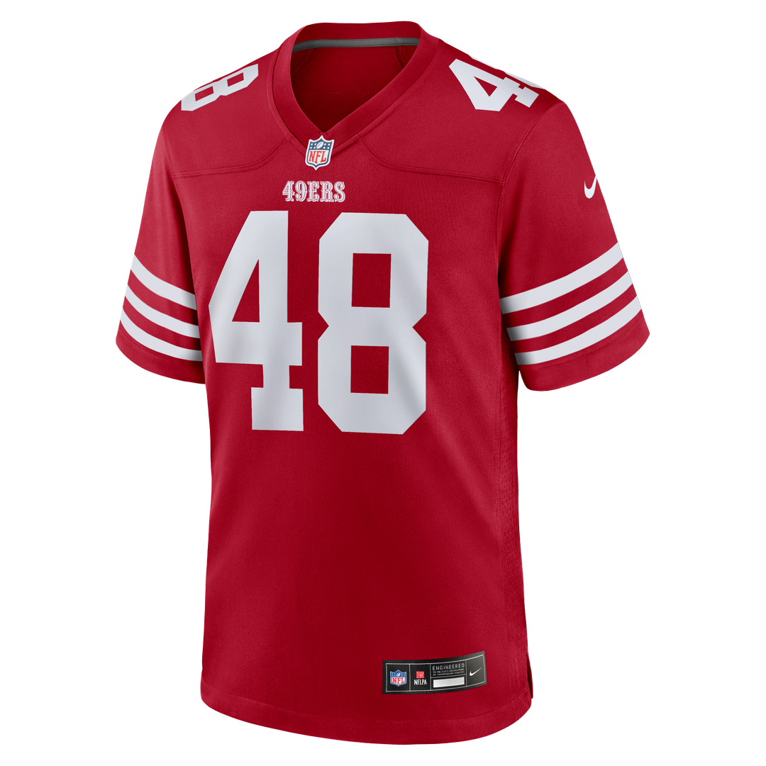 Tatum Bethune San Francisco 49ers Nike Scarlet Game Jersey
