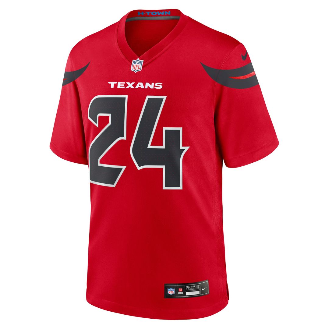 Derek Stingley Jr. Houston Texans Nike Red Alternate Game Jersey