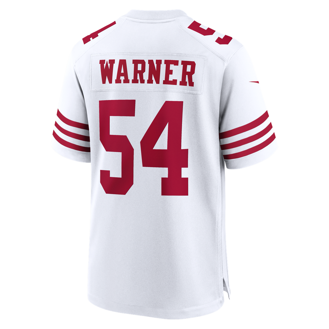Fred Warner San Francisco 49ers Nike Scarlet 80th Anniversary Game Jersey